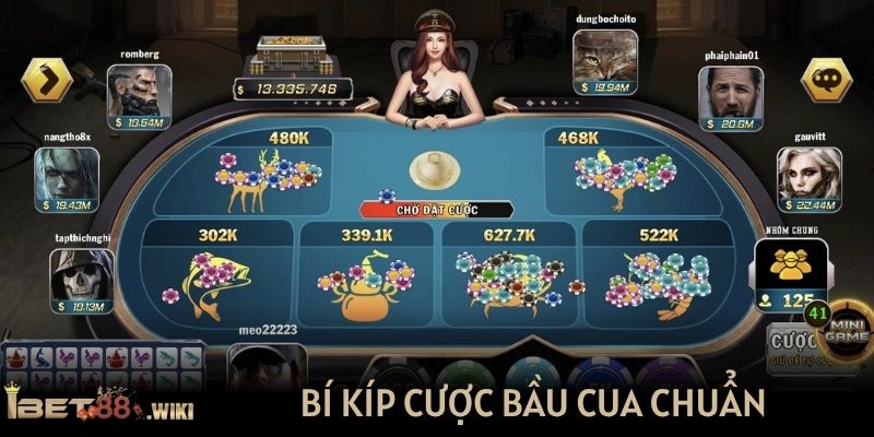 Bí kíp cược bầu cua chuẩn