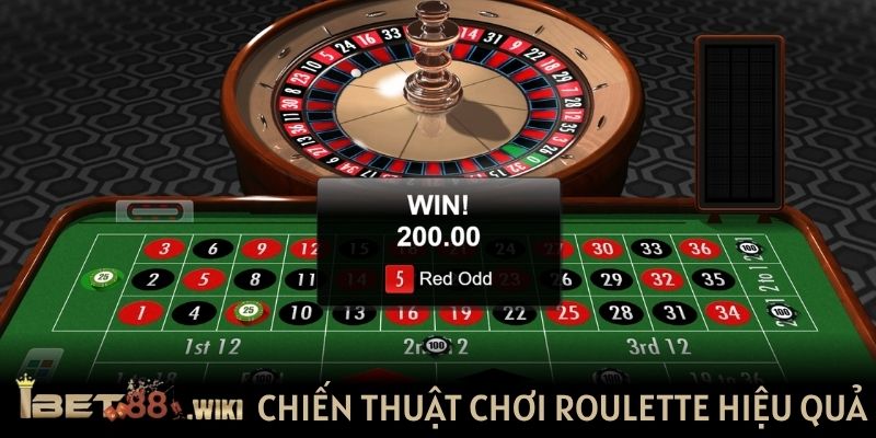 Chiến thuật chơi roulette hiệu quả