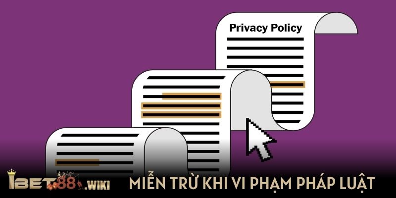 Miễn trách nhiệm khi vi phạm pháp luật
