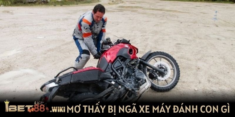 Lập luận mơ thấy bị ngã xe máy đánh con gì